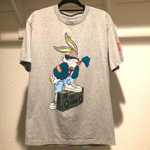 (4 for $20) NEFF Looney Tunes Retro 90’s Hip Hop Bugs Bunny T-Shirt